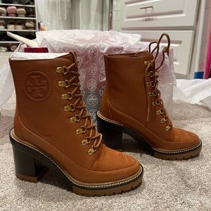 Tory Burch Miller 95mm Lug Sole Bootie- size 8